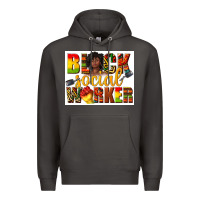 Smoke black social worker Premium Hoodie - texasbilliewilder