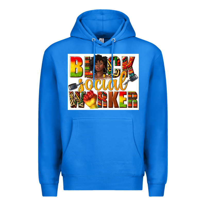 Black Social Worker Premium Hoodie by texasbilliewilder | Teevron