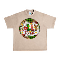 French Oak Christmas Jolly Nurse Urban Heavy Tee - Artiststas