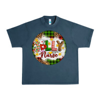 Midnight Navy Christmas Jolly Nurse Urban Heavy Tee - Artiststas