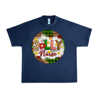 Navy Christmas Jolly Nurse Urban Heavy Tee - Artiststas