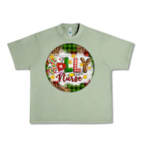 Oil Green Christmas Jolly Nurse Urban Heavy Tee - Artiststas