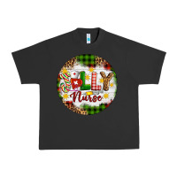 Pigment Black Christmas Jolly Nurse Urban Heavy Tee - Artiststas