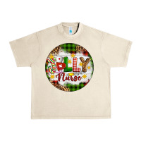 Sandshell Christmas Jolly Nurse Urban Heavy Tee - Artiststas
