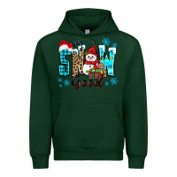 Forest Green up to snow good Urban Hoodie - Zillion Design Studio