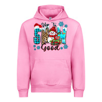 Fuchsia Pink up to snow good Urban Hoodie - Zillion Design Studio