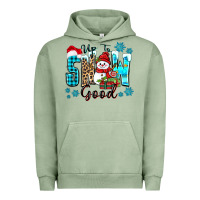 Pigment Oil Green up to snow good Urban Hoodie - Zillion Design Studio