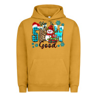 Pigment Peanut Butter up to snow good Urban Hoodie - Zillion Design Studio