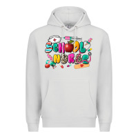 Dove Grey school nurse Premium Hoodie - Zillion Design Studio