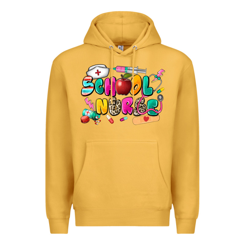 School Nurse Premium Hoodie by Zillion Design Studio | Teevron