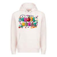 Pale Pink school nurse Premium Hoodie - Zillion Design Studio