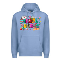 Colony Blue school nurse Premium Hoodie - Zillion Design Studio