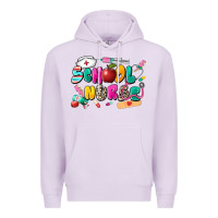 Lilac school nurse Premium Hoodie - Zillion Design Studio