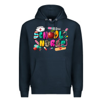 Navy school nurse Premium Hoodie - Zillion Design Studio