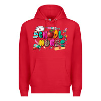 Red school nurse Premium Hoodie - Zillion Design Studio