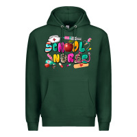 Sports Green school nurse Premium Hoodie - Zillion Design Studio