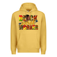 Antique Gold black social worker Premium Hoodie - texasbilliewilder