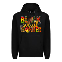 Black black social worker Premium Hoodie - texasbilliewilder