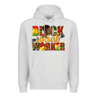 Dove Grey black social worker Premium Hoodie - texasbilliewilder
