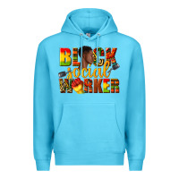 Ocean Blue black social worker Premium Hoodie - texasbilliewilder
