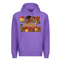 Purple black social worker Premium Hoodie - texasbilliewilder