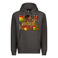 Smoke black social worker Premium Hoodie - texasbilliewilder