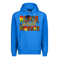 True Royal black social worker Premium Hoodie - texasbilliewilder