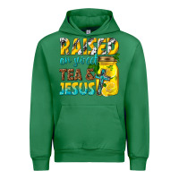 Emerald raised on sweet tea and jesus Urban Hoodie - texasbilliewilder