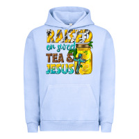 Pigment Grape Ice raised on sweet tea and jesus Urban Hoodie - texasbilliewilder
