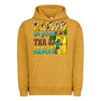 Pigment Peanut Butter raised on sweet tea and jesus Urban Hoodie - texasbilliewilder