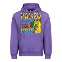 Tulip raised on sweet tea and jesus Urban Hoodie - texasbilliewilder