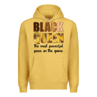 Antique Gold black queen the most powerful piece in the game Premium Hoodie - texasbilliewilder