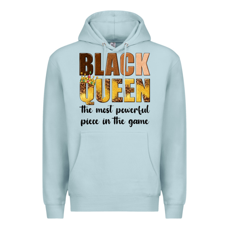 Black Queen The Most Powerful Piece In The Game Premium Hoodie by texasbilliewilder | Teevron