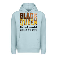 Blue Mist black queen the most powerful piece in the game Premium Hoodie - texasbilliewilder