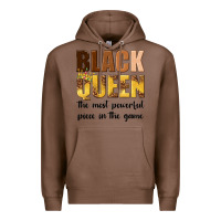 Chestnut black queen the most powerful piece in the game Premium Hoodie - texasbilliewilder