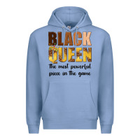 Colony Blue black queen the most powerful piece in the game Premium Hoodie - texasbilliewilder