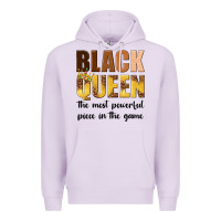 Lilac black queen the most powerful piece in the game Premium Hoodie - texasbilliewilder