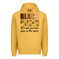 Mustard black queen the most powerful piece in the game Premium Hoodie - texasbilliewilder