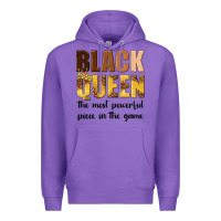 Purple black queen the most powerful piece in the game Premium Hoodie - texasbilliewilder