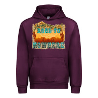 Mauve Wine road to nowhere tbw Urban Hoodie - texasbilliewilder