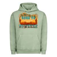 Pigment Oil Green road to nowhere tbw Urban Hoodie - texasbilliewilder