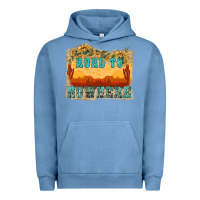 Pigment Pebble Blue road to nowhere tbw Urban Hoodie - texasbilliewilder
