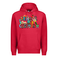 Cardinal school custodian Premium Hoodie - Zillion Design Studio
