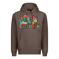 Coffee school custodian Premium Hoodie - Zillion Design Studio