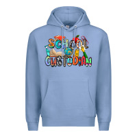 Colony Blue school custodian Premium Hoodie - Zillion Design Studio