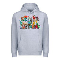 Heather Grey school custodian Premium Hoodie - Zillion Design Studio