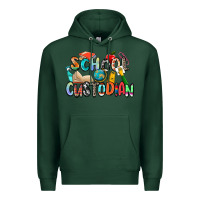 Sports Green school custodian Premium Hoodie - Zillion Design Studio