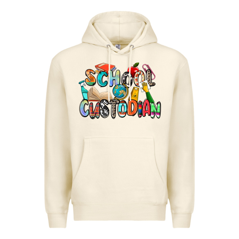 School Custodian Premium Hoodie by Zillion Design Studio | Teevron