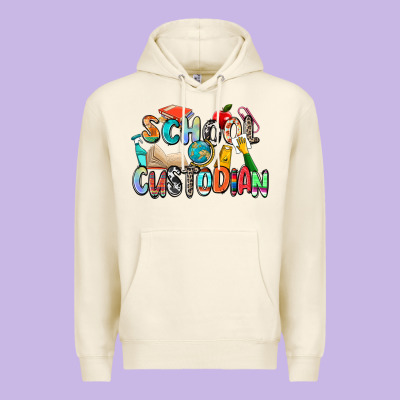 School Custodian Premium Hoodie Designed By Zillion Design Studio