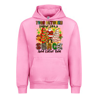 Fuchsia Pink torn between lookin' like a snack and eatin' one Urban Hoodie - Zillion Design Studio